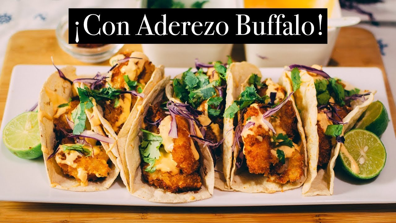 Receta de Tacos de camarones empanizados