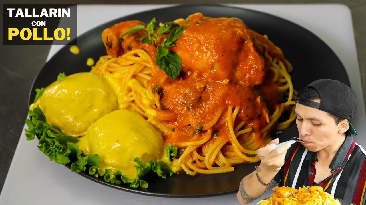 Receta de Tallarines rojos con huancaína