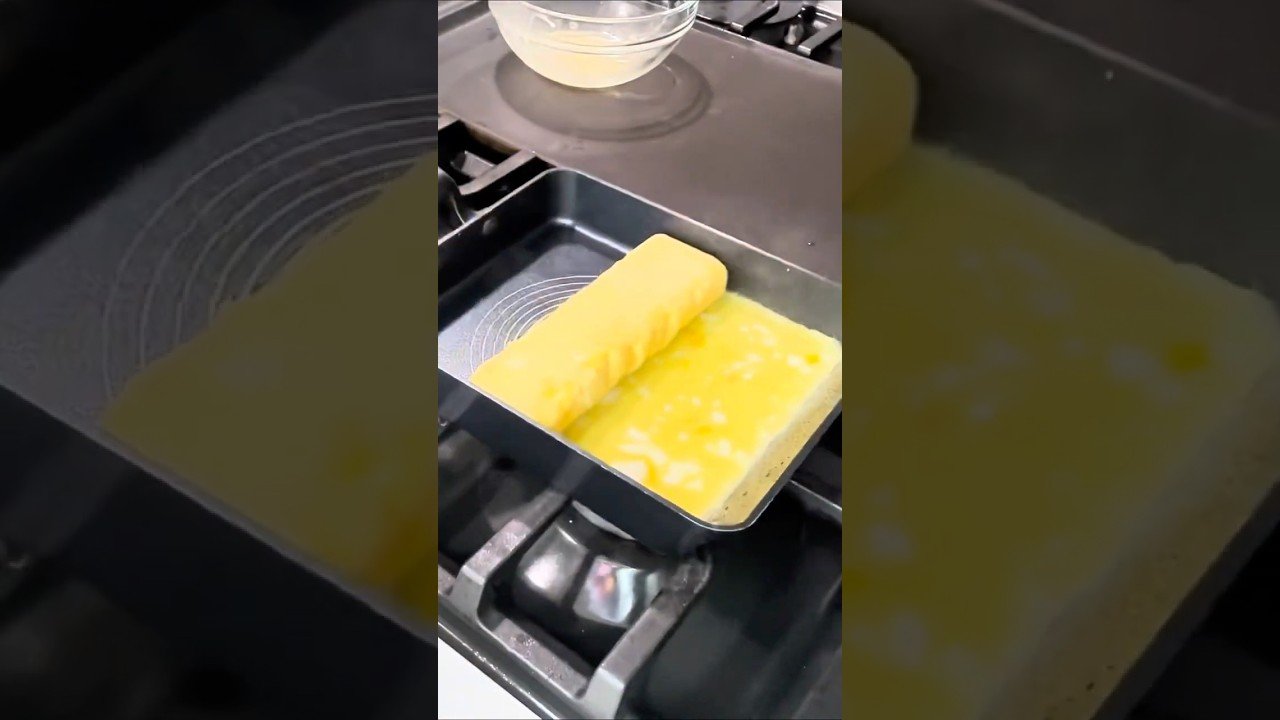 Receta de Tamagoyaki o tortilla japonesa enrollada
