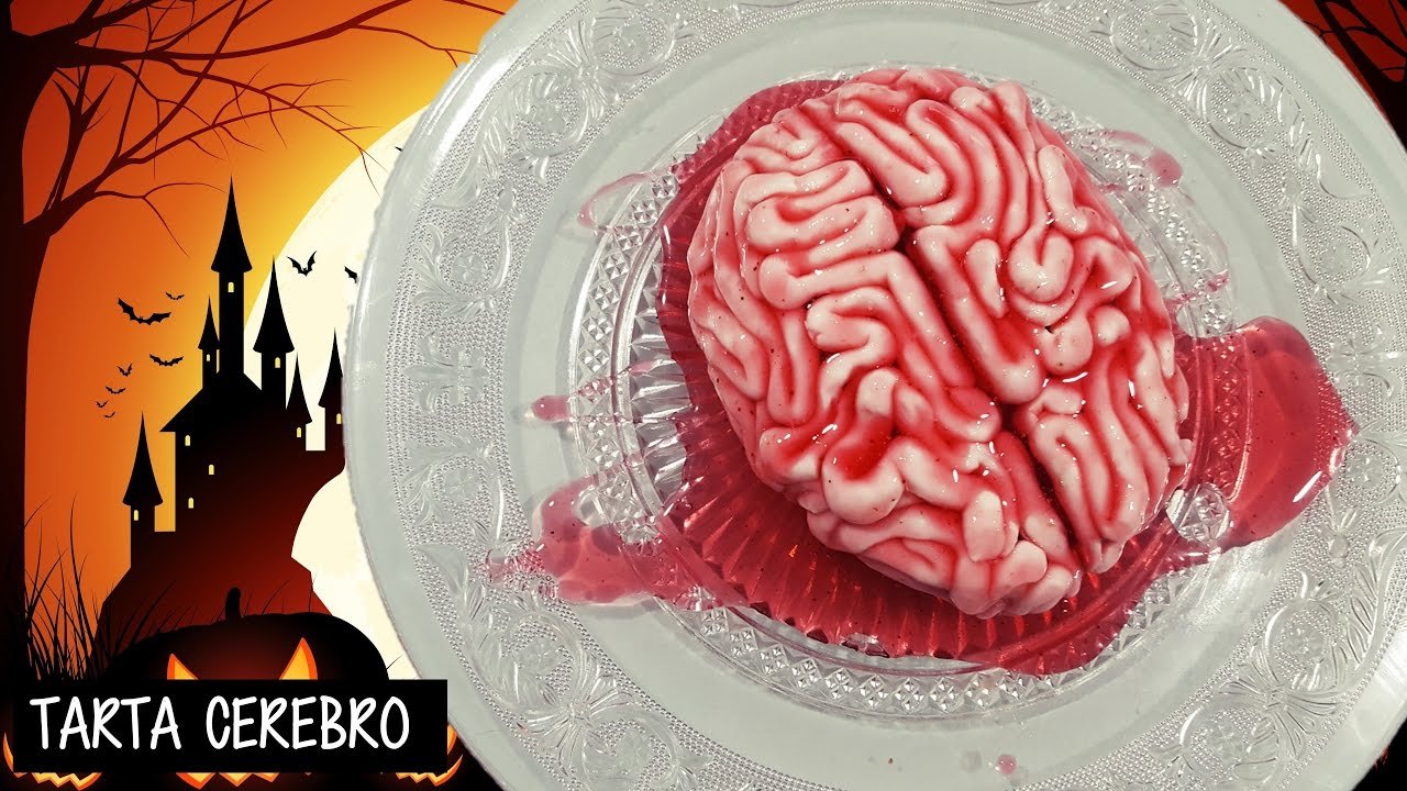 Receta de Tarta cerebro para Halloween
