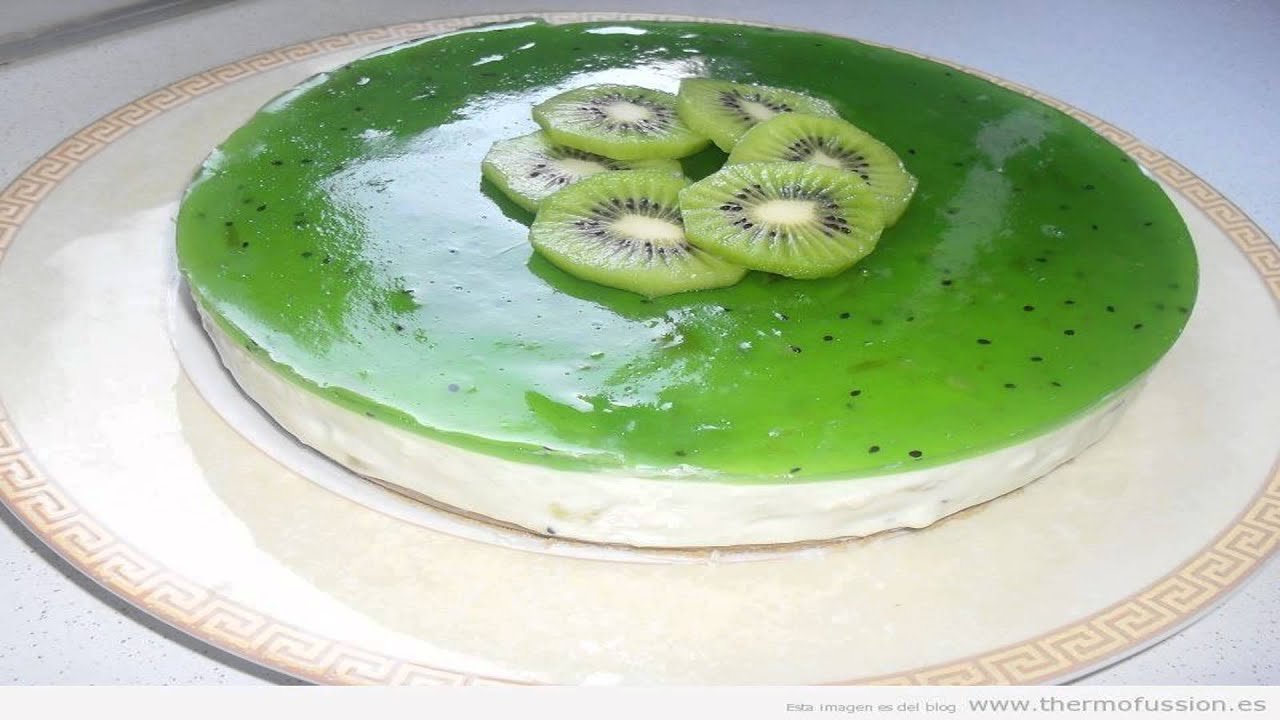 Receta de Tarta de Kiwi con Thermomix