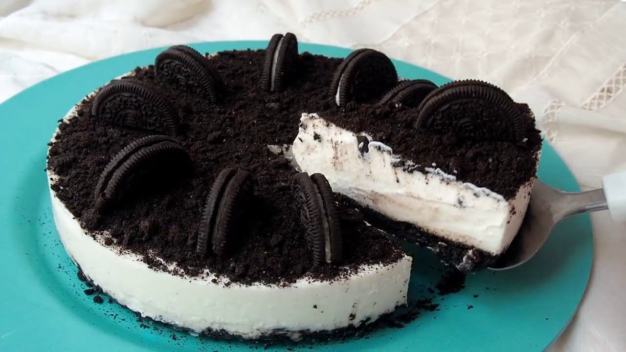 Receta de Tarta de Oreo sin horno