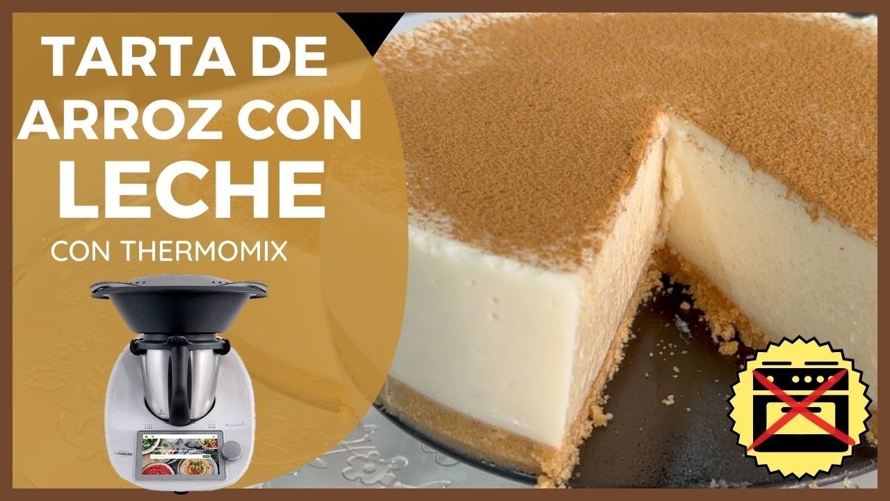 Receta de Tarta de arroz con leche con Thermomix