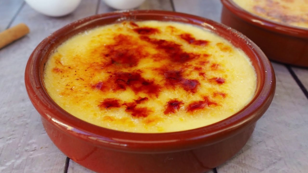 Receta de Tarta de crema catalana fácil
