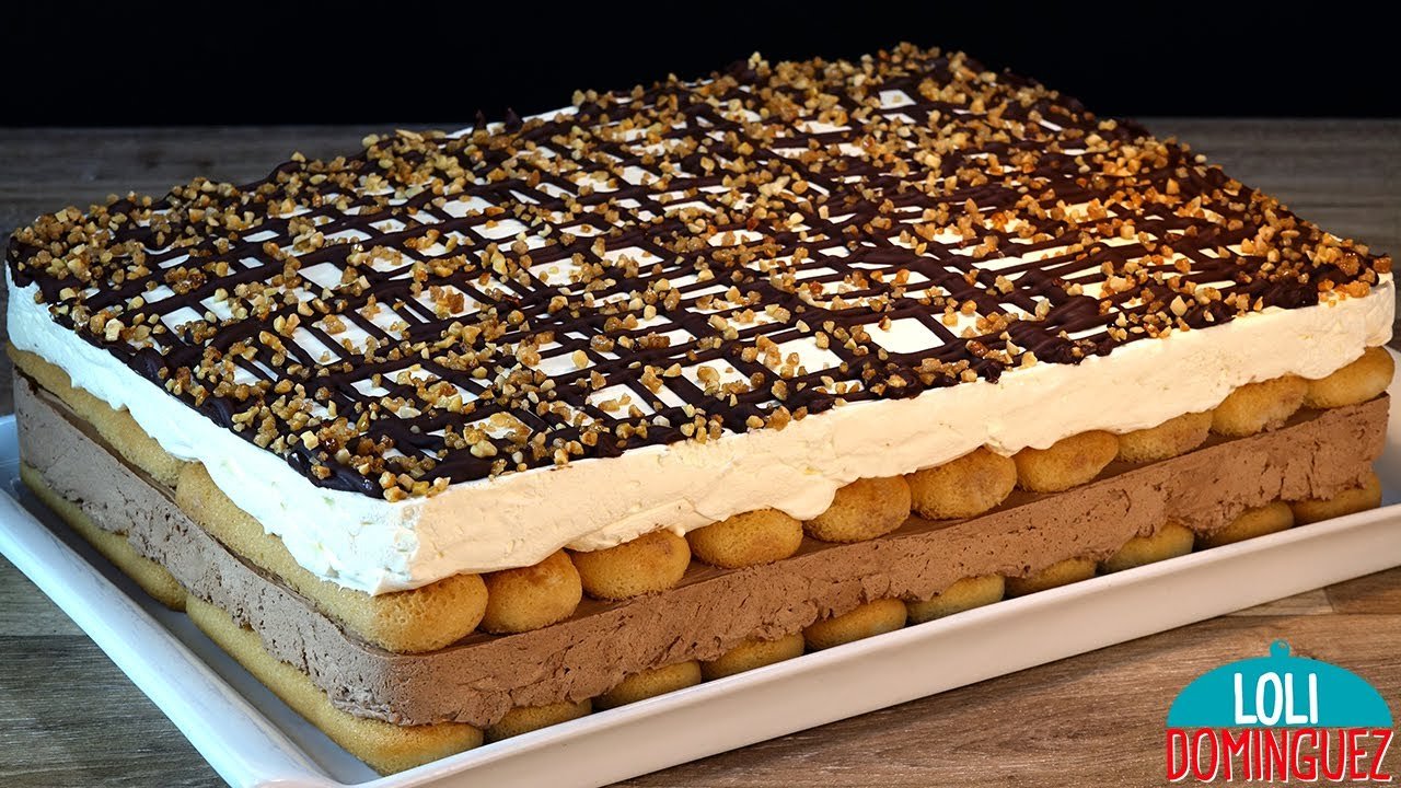 Receta de Tarta de dos chocolates sin horno