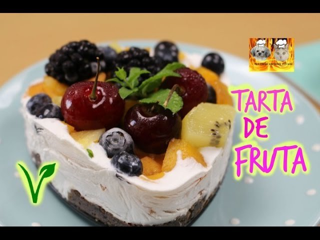 Receta de Tarta de frutas vegana