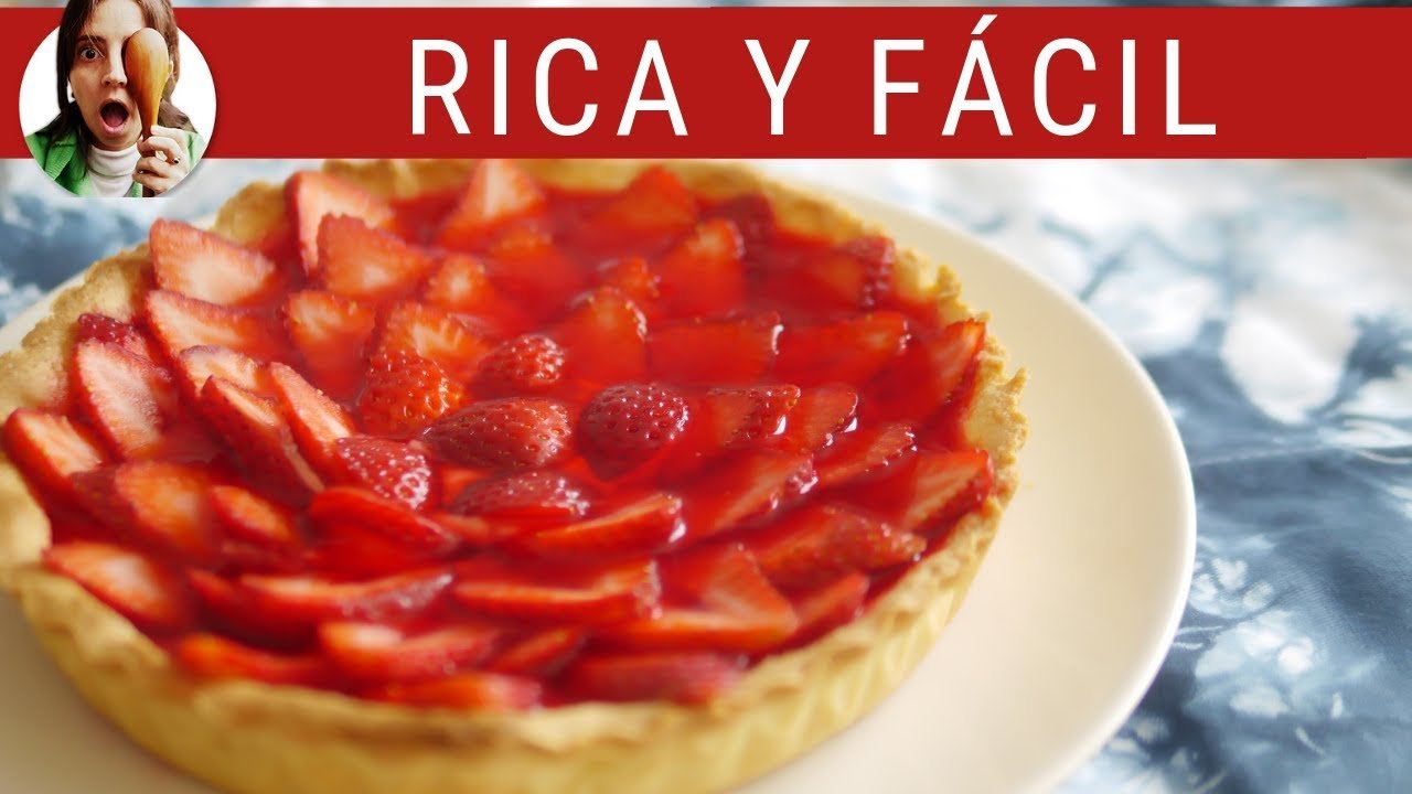 Receta de Tarta de frutillas fácil