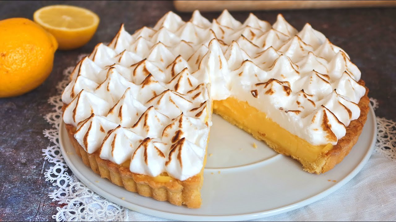 Receta de Tarta de limón con merengue