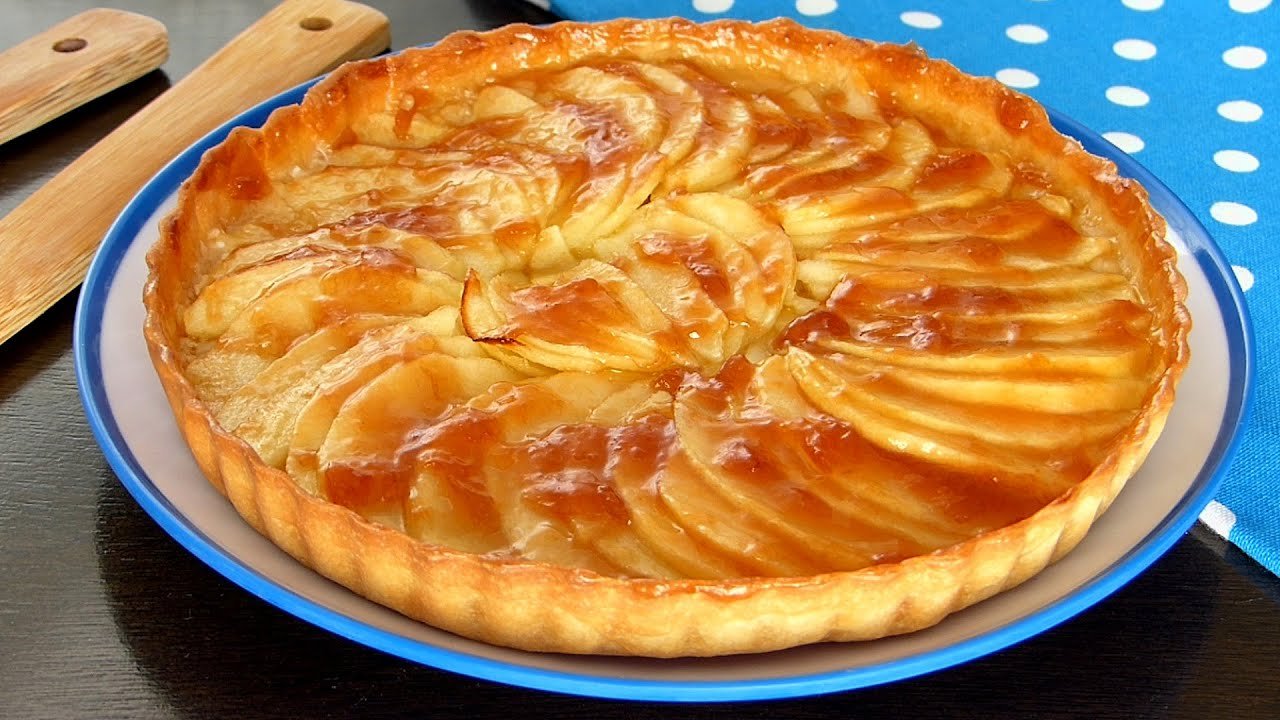 Receta de Tarta de manzana con masa quebrada