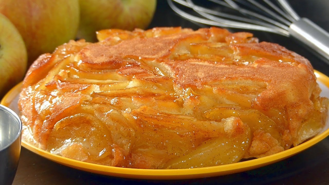 Receta de Tarta de manzana en sartén