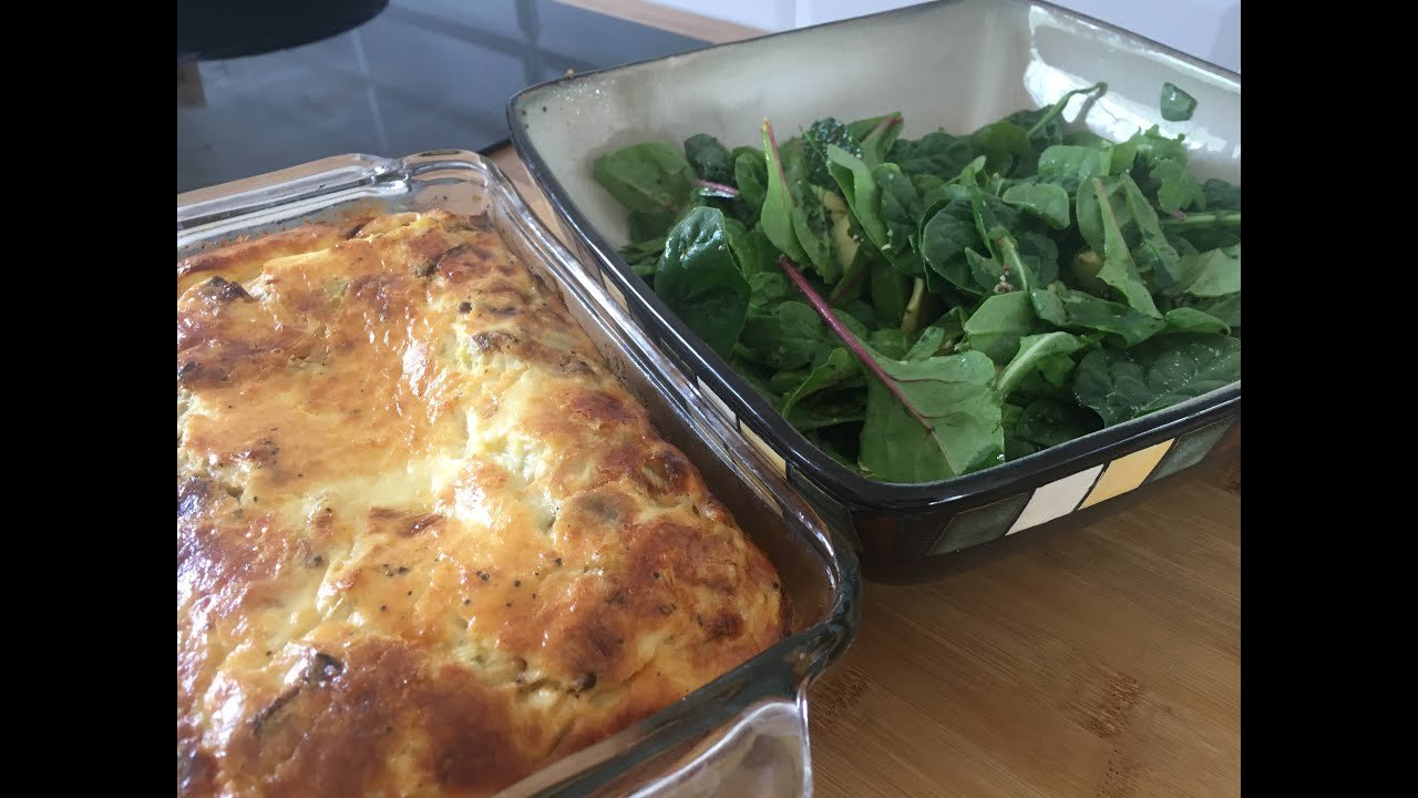 Receta de Tarta de puerros sin masa