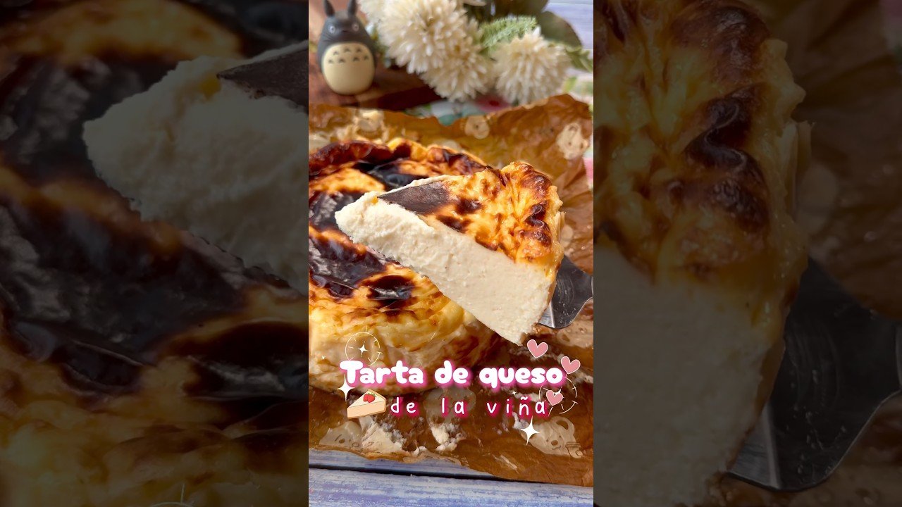 Receta de Tarta de queso al horno con quesitos y nata