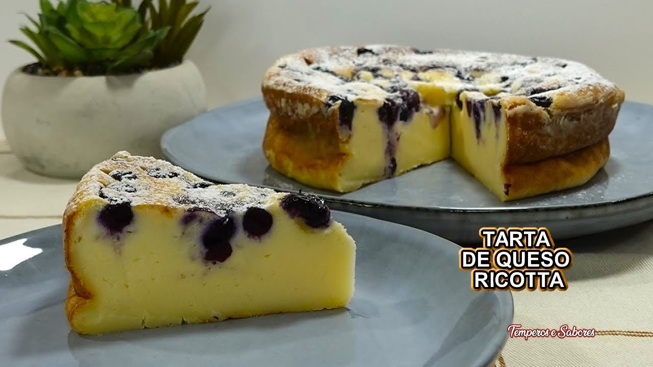 Receta de Tarta de queso ricotta