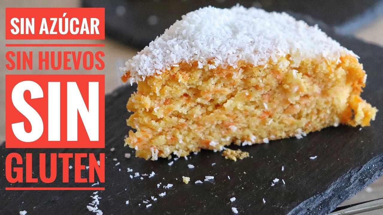Receta de Tarta de zanahoria sin gluten y sin huevo
