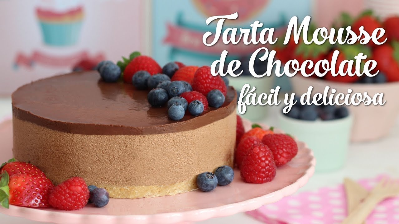 Receta de Tarta mousse de chocolate