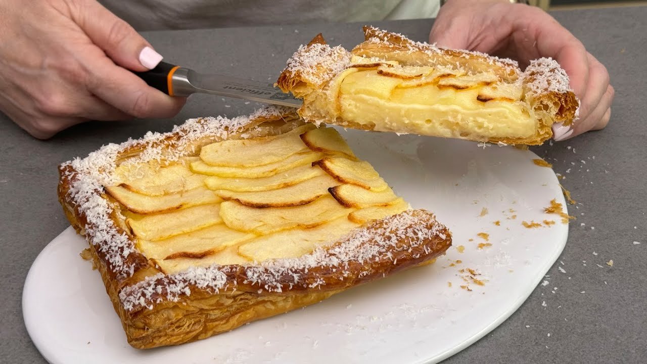 Receta de Tartaletas de manzana y crema