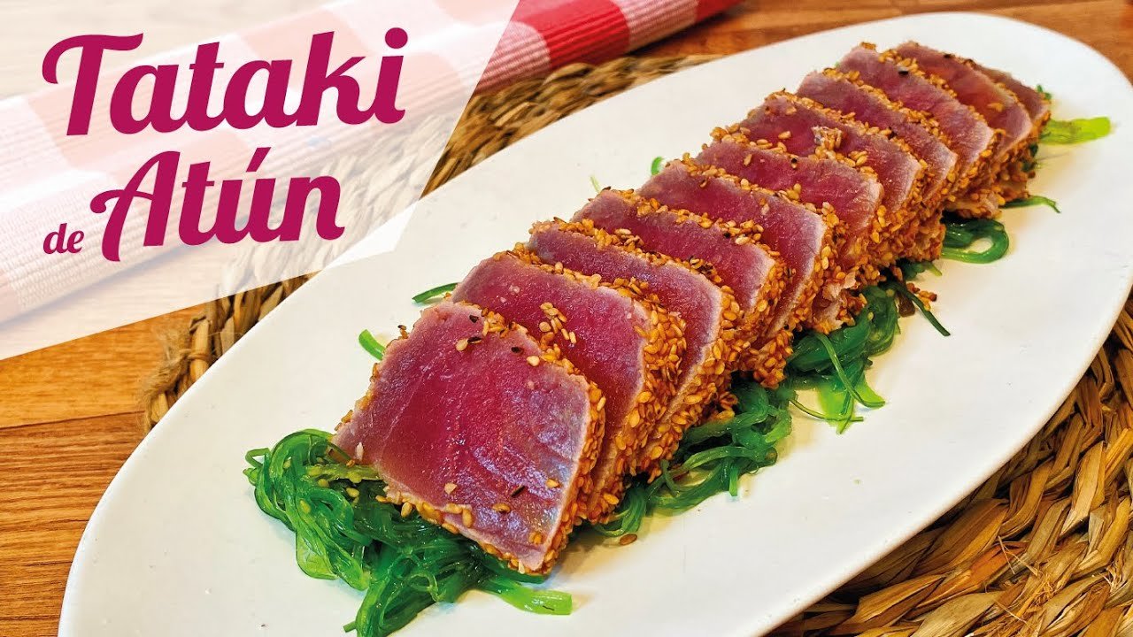 Receta de Tataki de atún con soja y sésamo