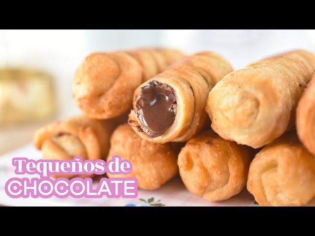 Receta de Tequeños de chocolate