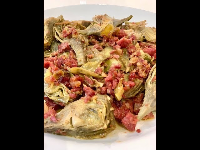 Receta de Thermomix: Alcachofas salteadas con Jamon