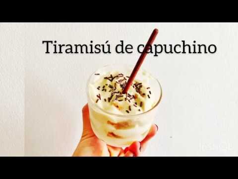 Receta de Tiramisú de capuchino