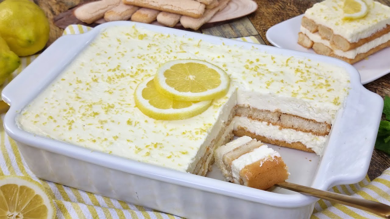 Receta de Tiramisú de limón paso a paso