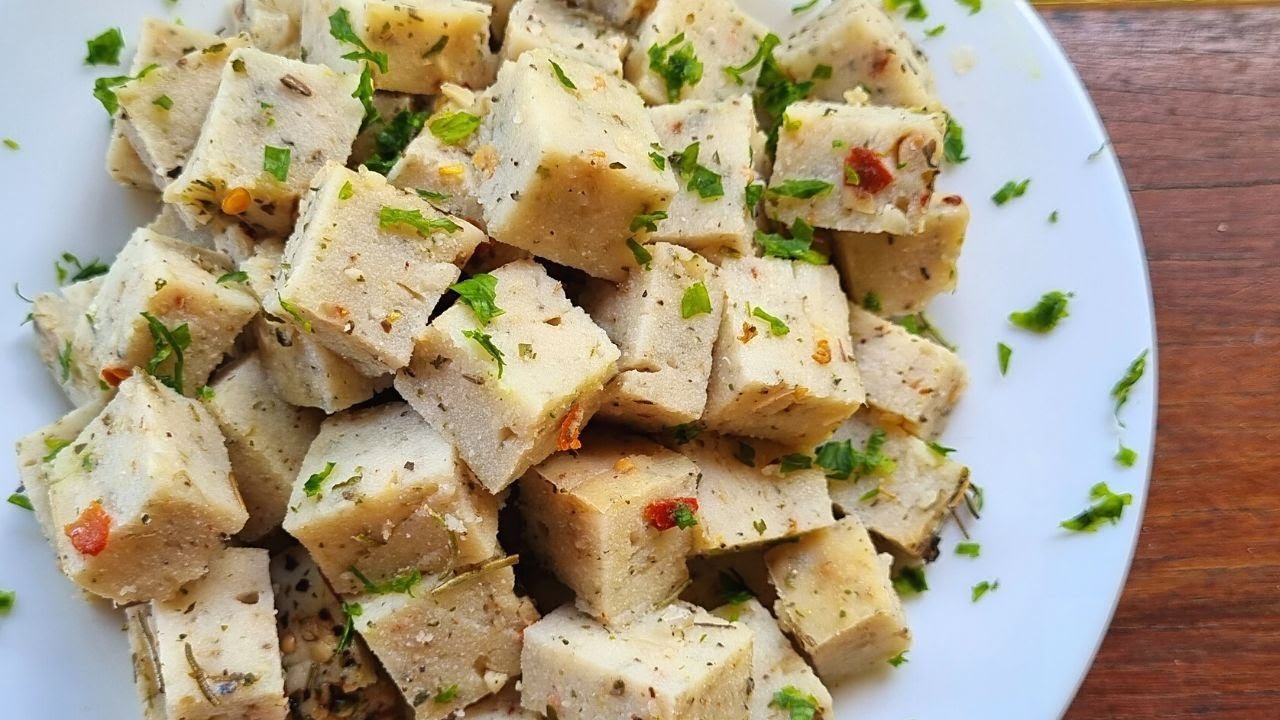 Receta de Tofu de garbanzos casero