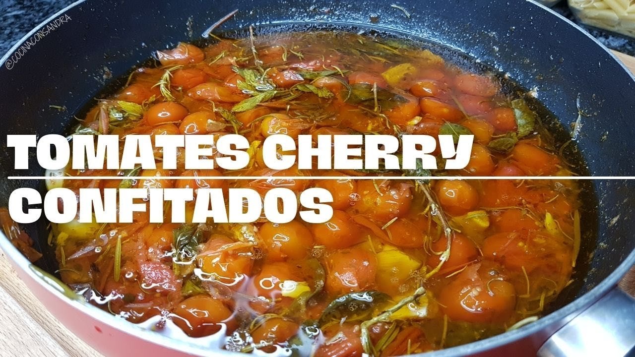 Receta de Tomates cherry caramelizados