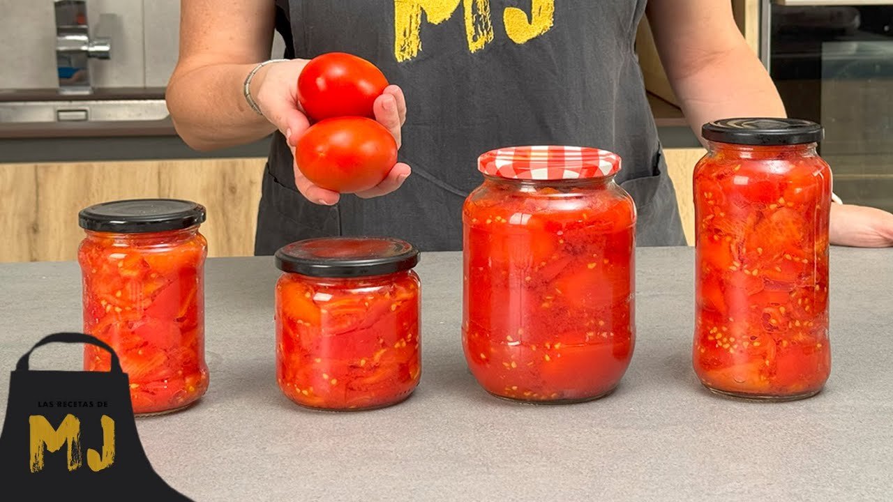 Receta de Tomates en conserva