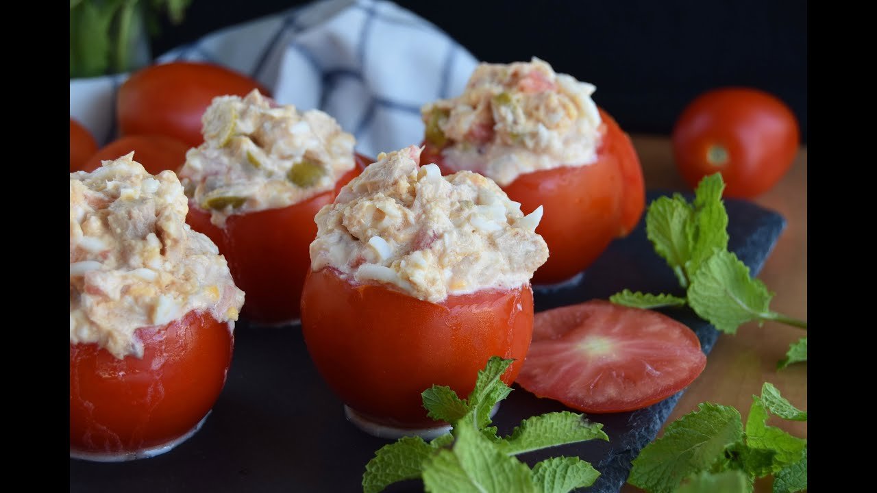 Receta de Tomates rellenos de atún