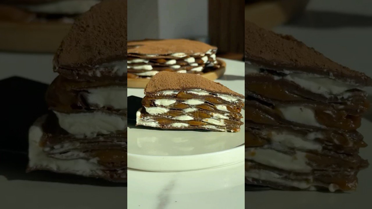 Receta de Torre de panqueques dulce