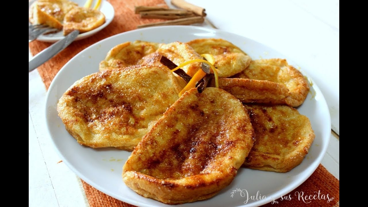 Receta de Torrijas al horno