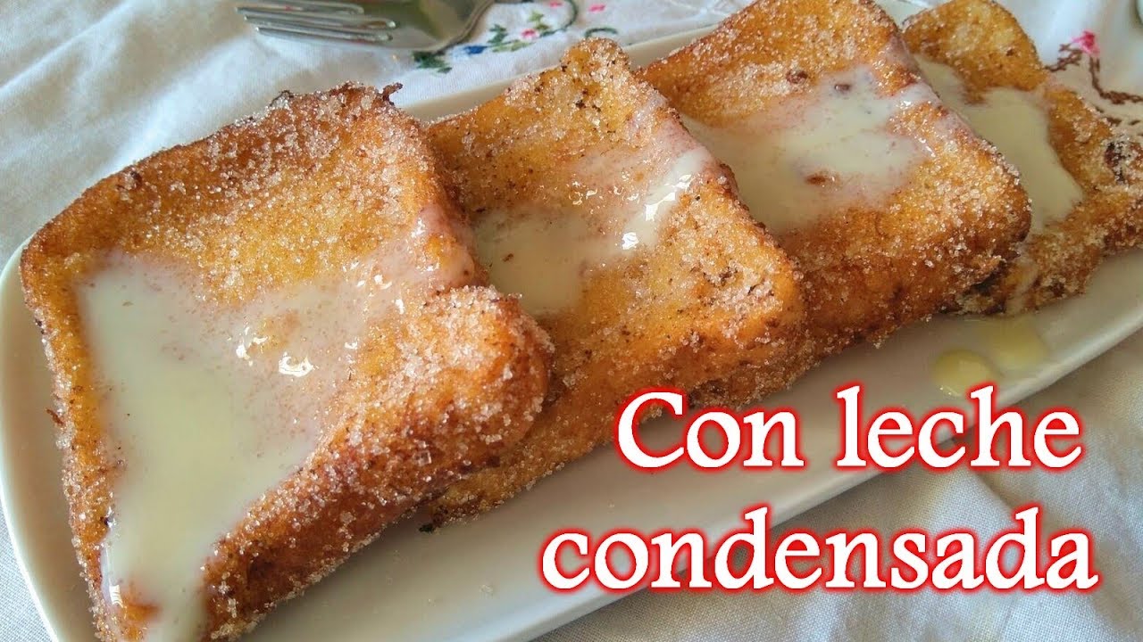 Receta de Torrijas con leche condensada