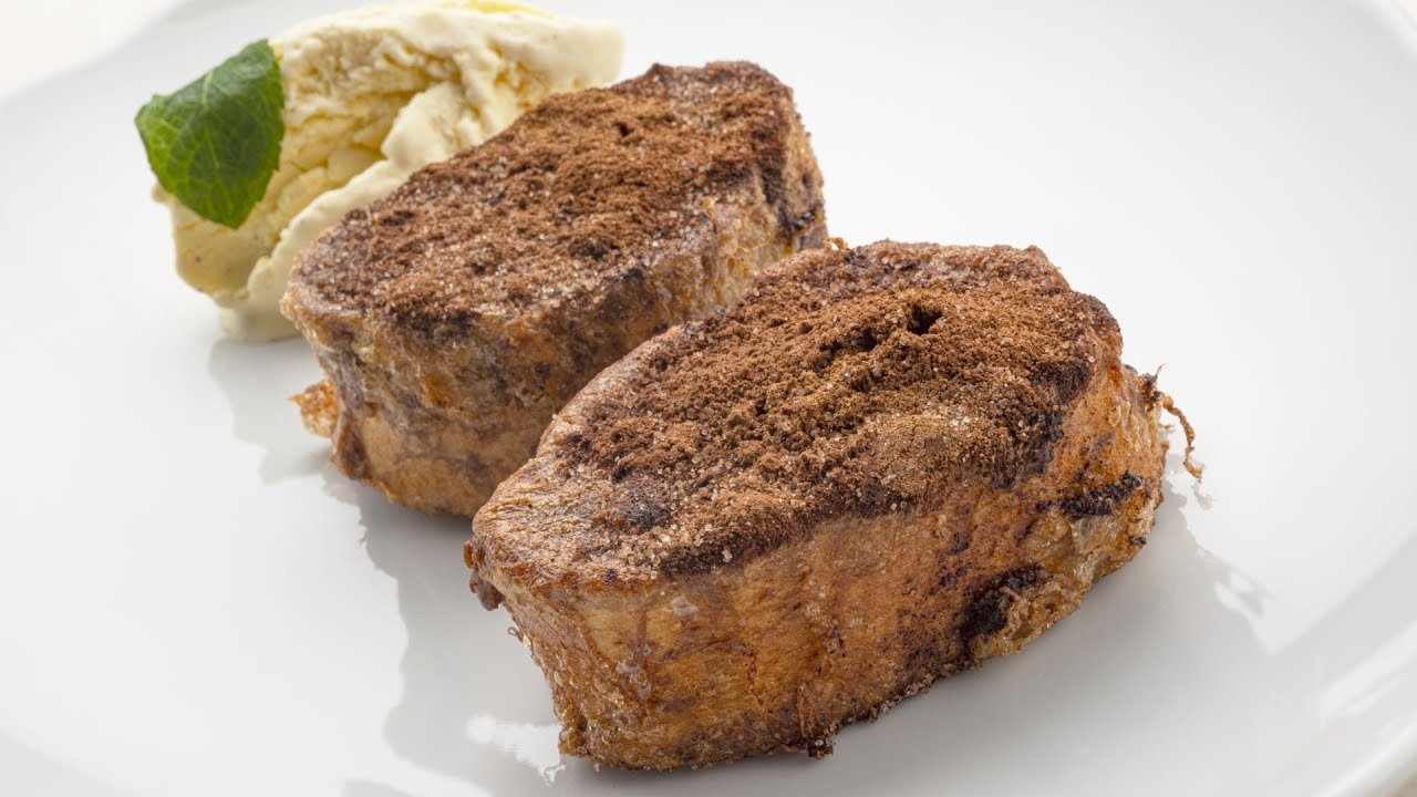 Receta de Torrijas de chocolate