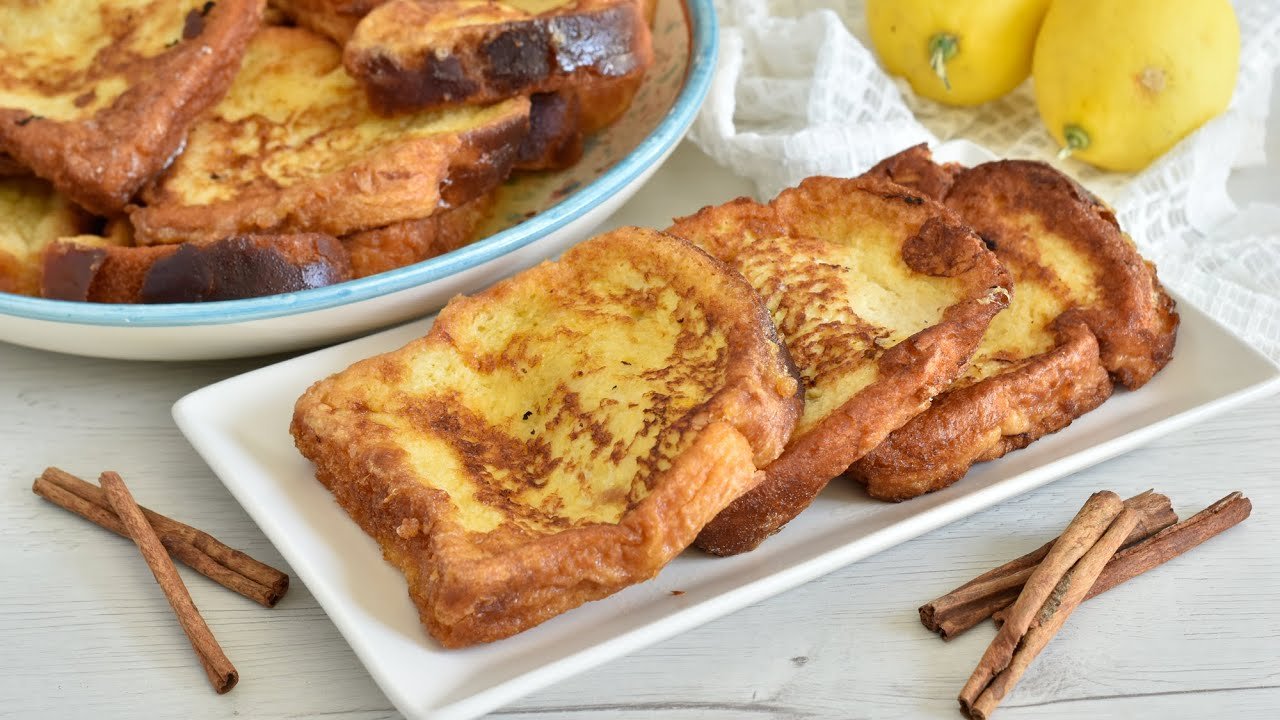 Receta de Torrijas de leche y miel