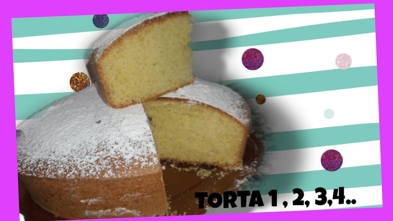 Receta de Torta 1234 con crema de leche