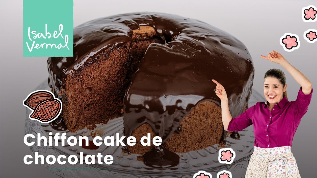 Receta de Torta chiffon de chocolate