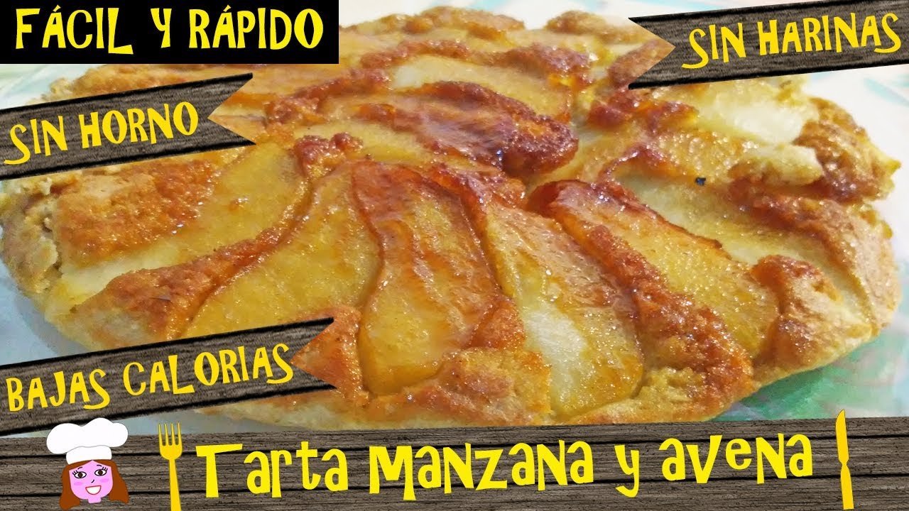 Receta de Torta de avena y manzana