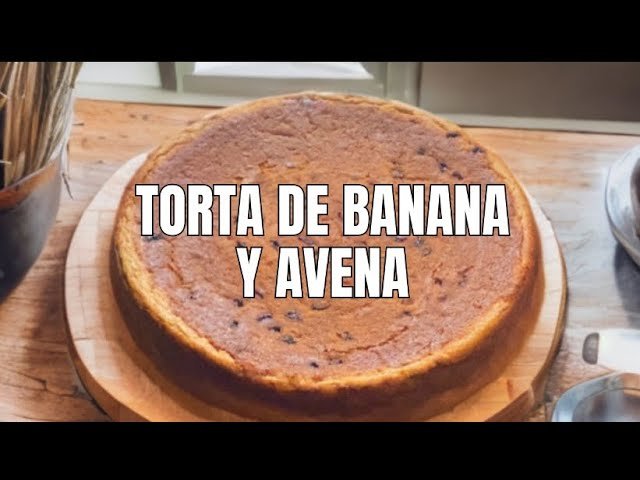 Receta de Torta de cambur sin azúcar ni mantequilla