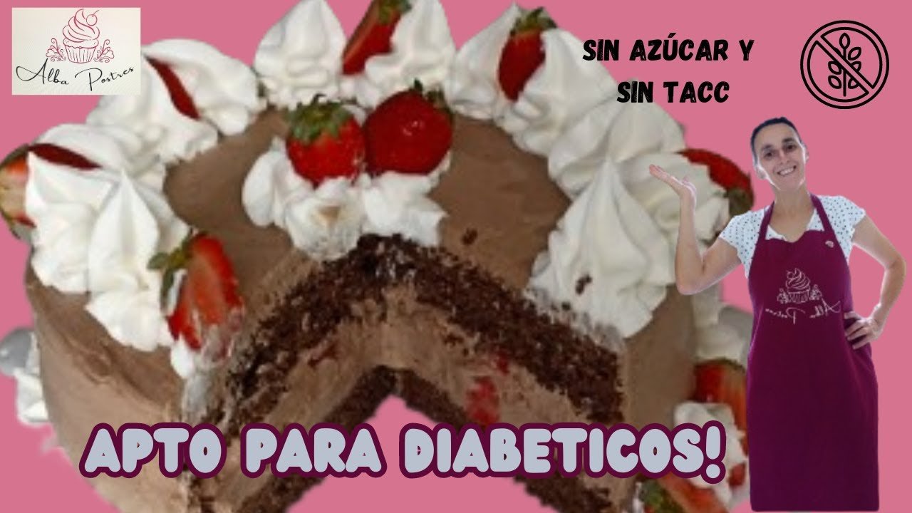 Receta de Torta de cumpleaños para diabéticos