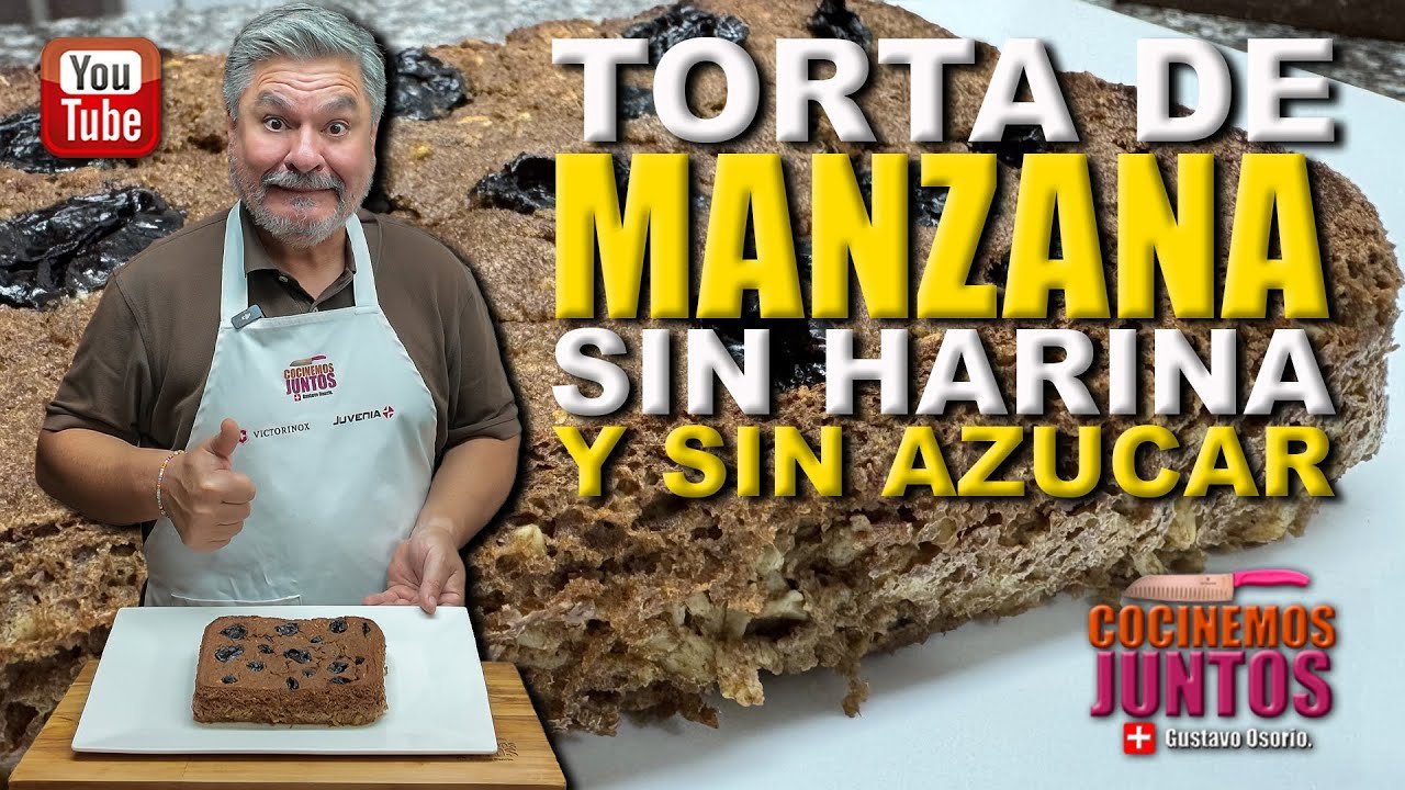 Receta de Torta de manzana sin harina