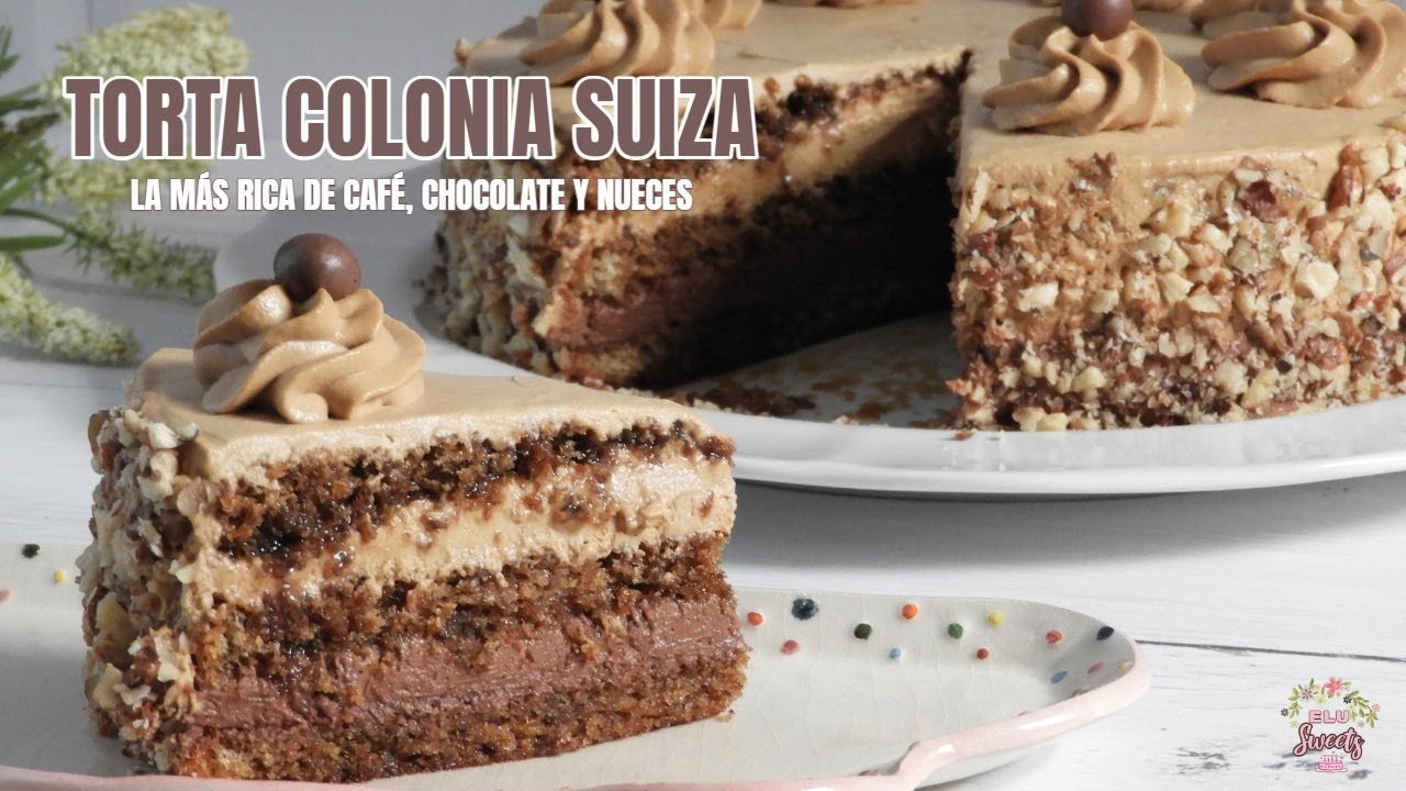 Receta de Torta de nueces y vainilla con cobertura