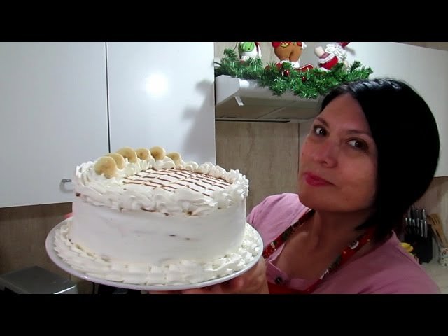 Receta de Torta pompadour de plátano