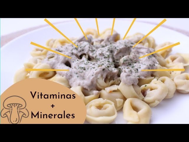 Receta de Tortellinis rellenos de setas