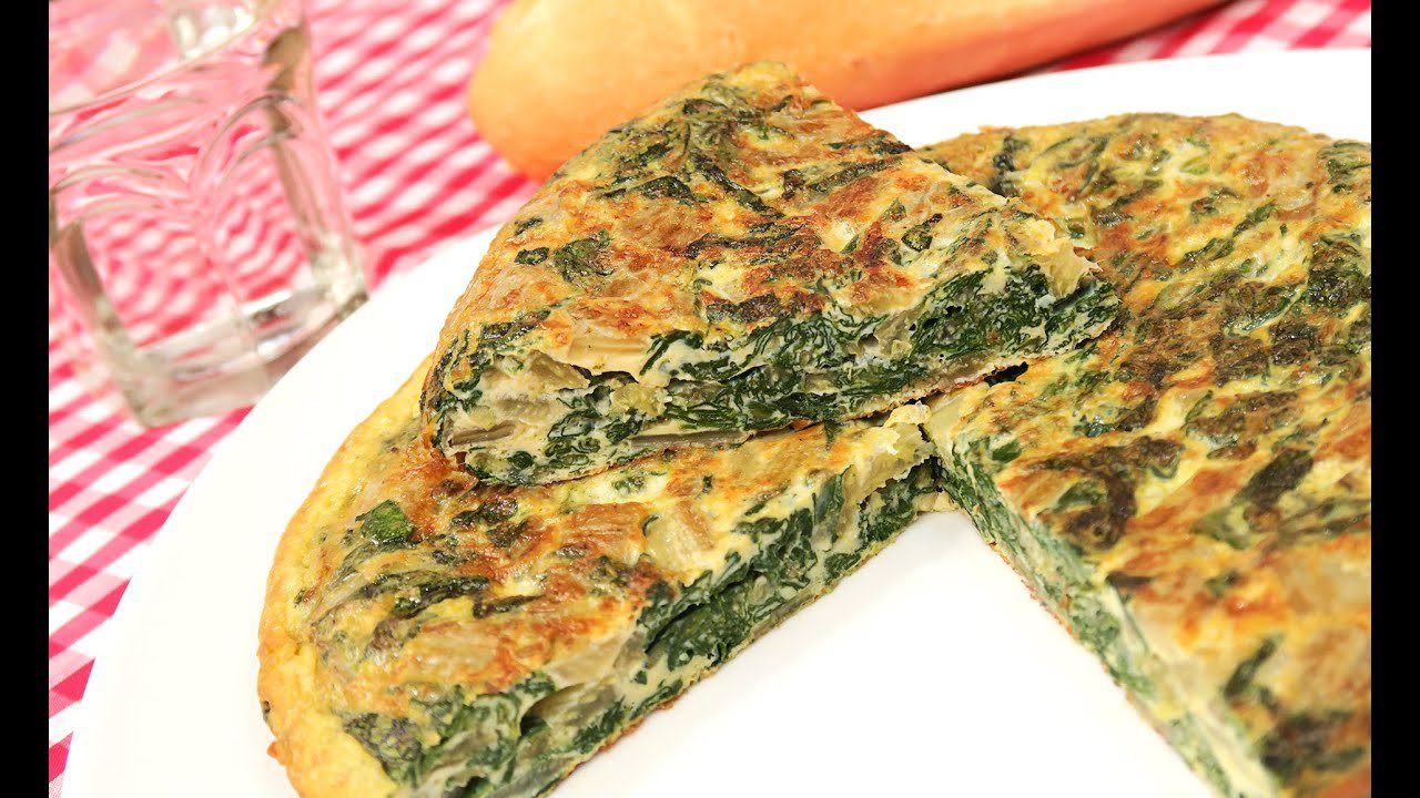 Receta de Tortilla de acelgas con atún