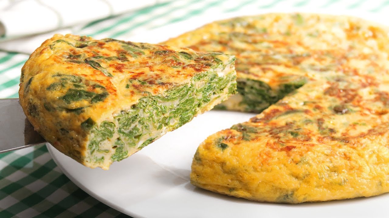 Receta de Tortilla de acelgas con queso