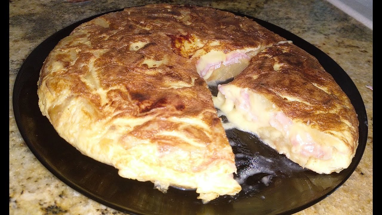 Receta de Tortilla de bacon y queso