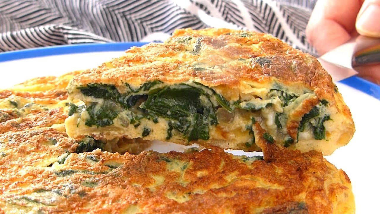 Receta de Tortilla de espinaca al horno