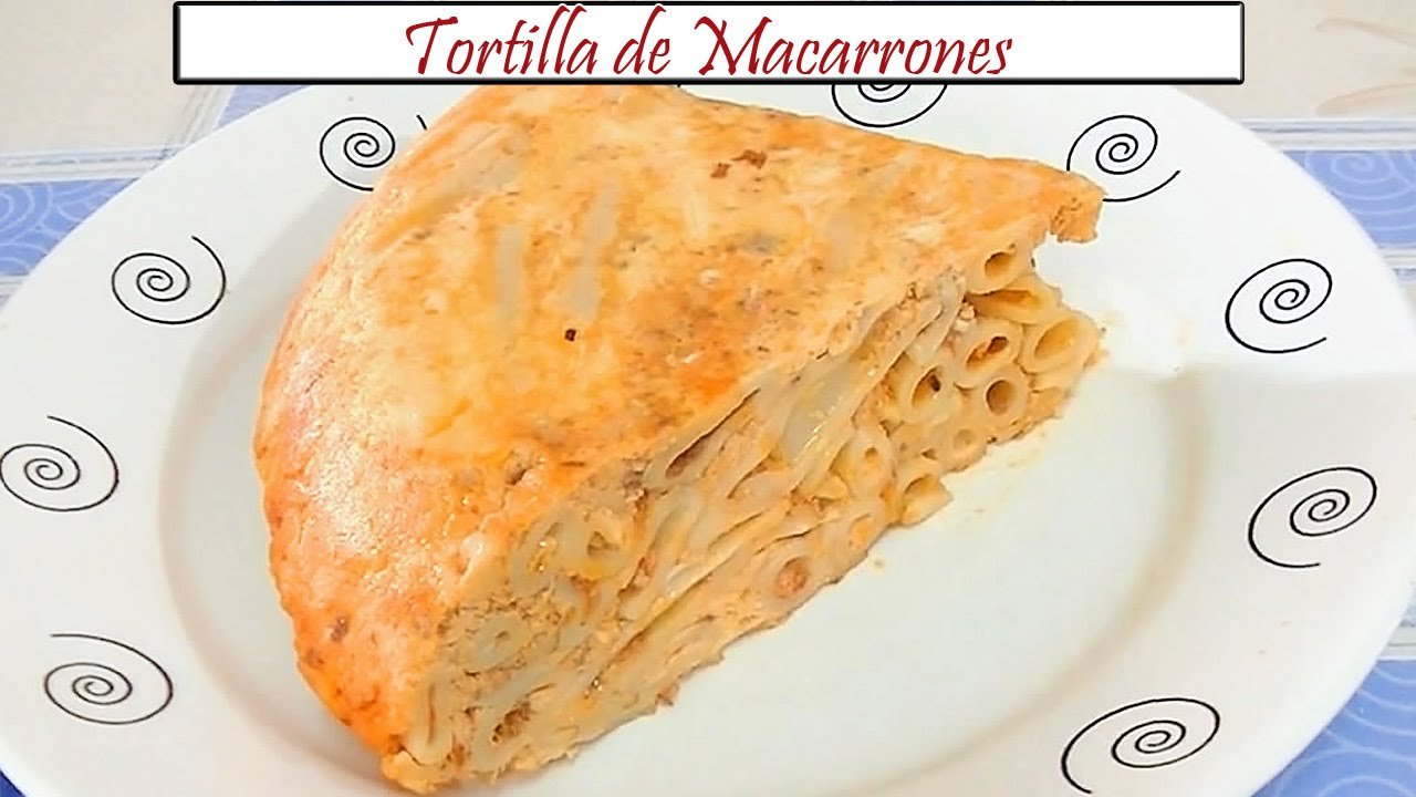 Receta de Tortilla de macarrones
