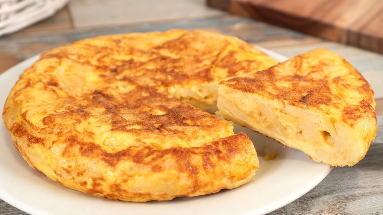 Receta de Tortilla de patatas con cebolla al microondas