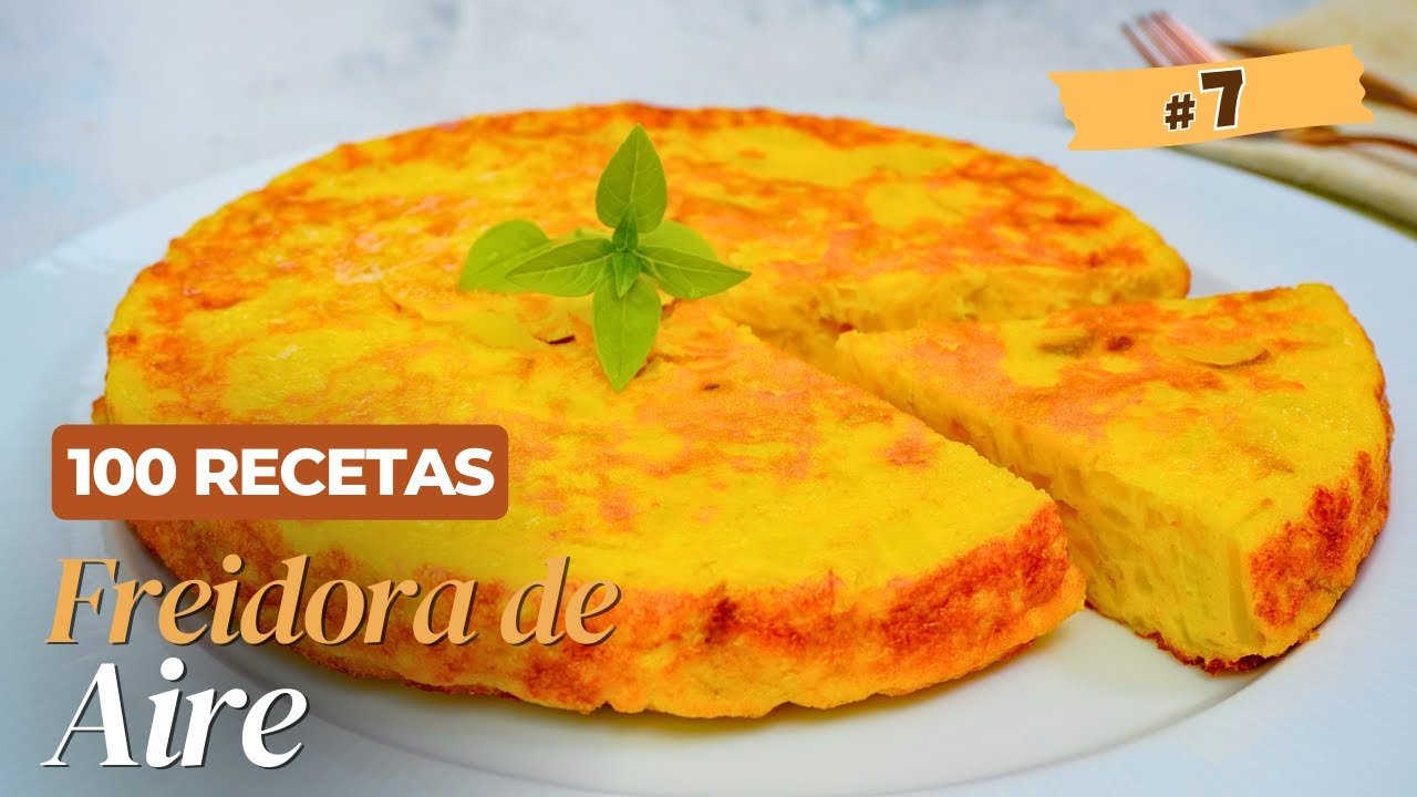 Receta de Tortilla de patatas en freidora de aire